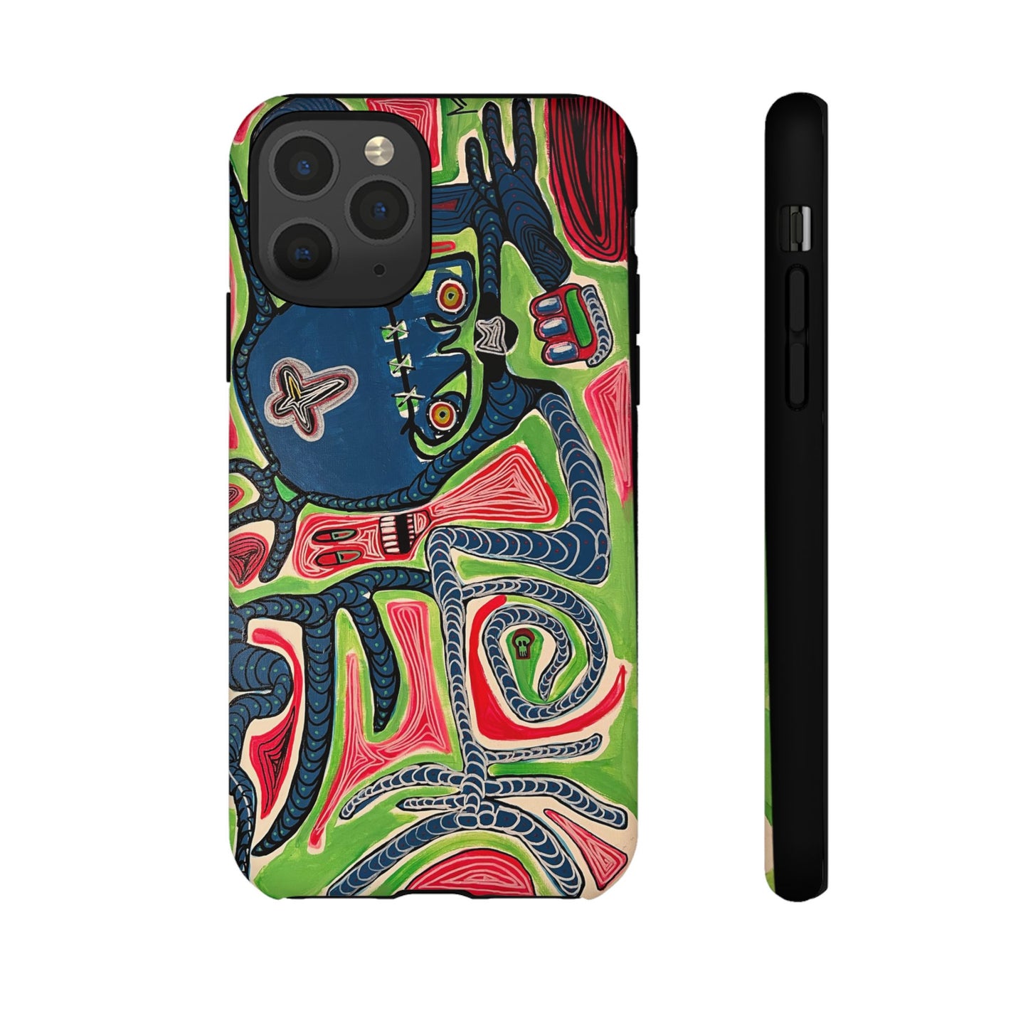 Abstract AFTERLIFE Phone Case — Bold Psychedelic Music Art
