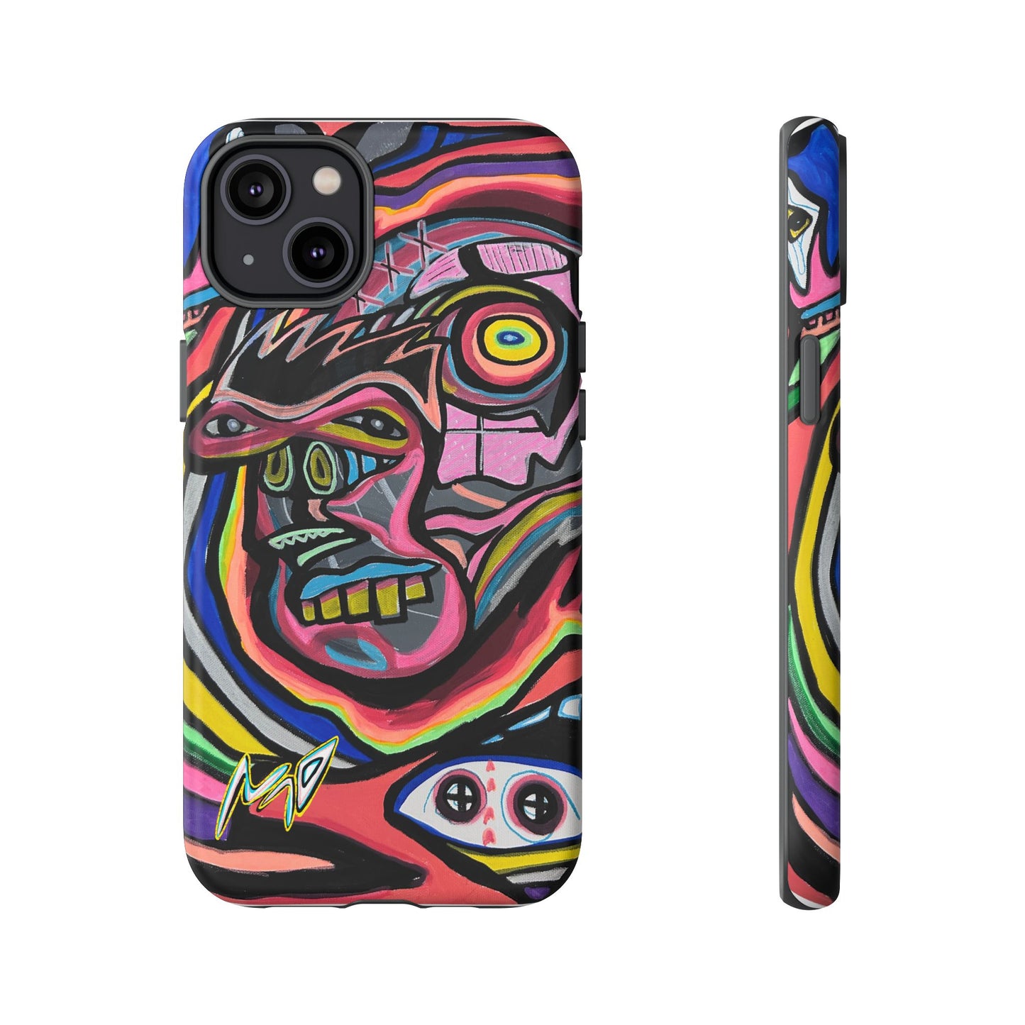 CRAZY Graffiti Phone Case — Colorful Street Art Protective Cover