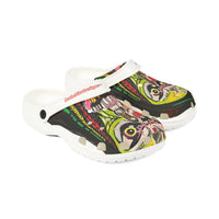 KUNTA2.0  Graphic EVA Foam Clogs — Colorful Abstract Mask Print