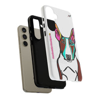 MR Bull Terrier Phone Case — Colorful Pop Art Tough Cases for Dog Lovers