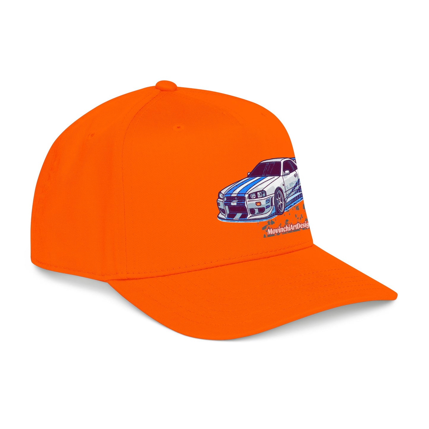 Racing Skyline Embroidered Cap — Vintage GT Sports Car Hat