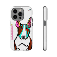 MR Bull Terrier Phone Case — Colorful Pop Art Tough Cases for Dog Lovers