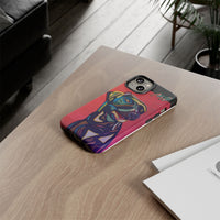 Colorful Pit LABRADOR Tough Phone Case — Vibrant Pop Art Dog Design