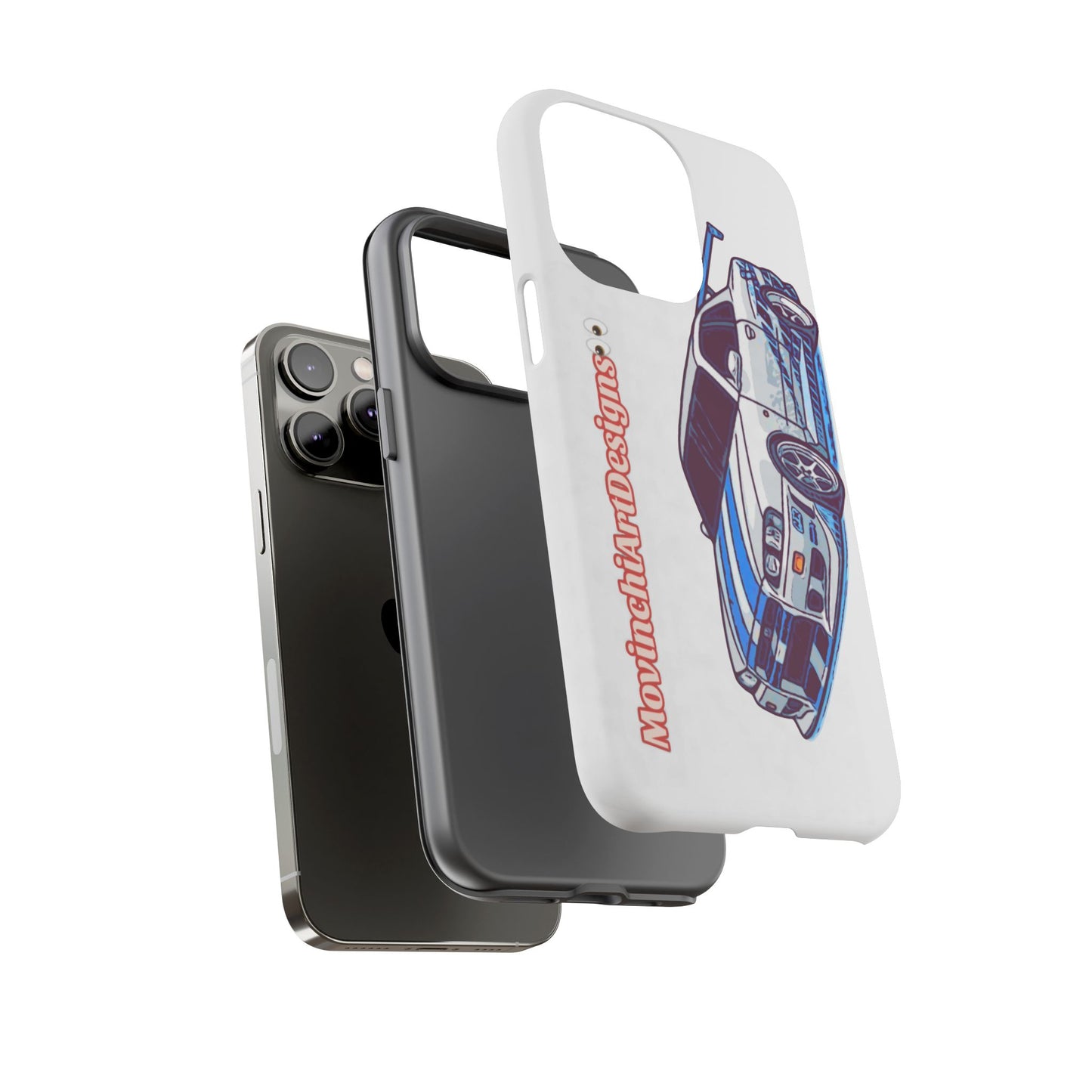 Retro Skyline r34 Phone Case — Vintage Sports Car Graphic