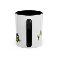 Colorful Butterfly Coffee Mug — Vibrant Monarch Art Accent Mug (11/15oz)