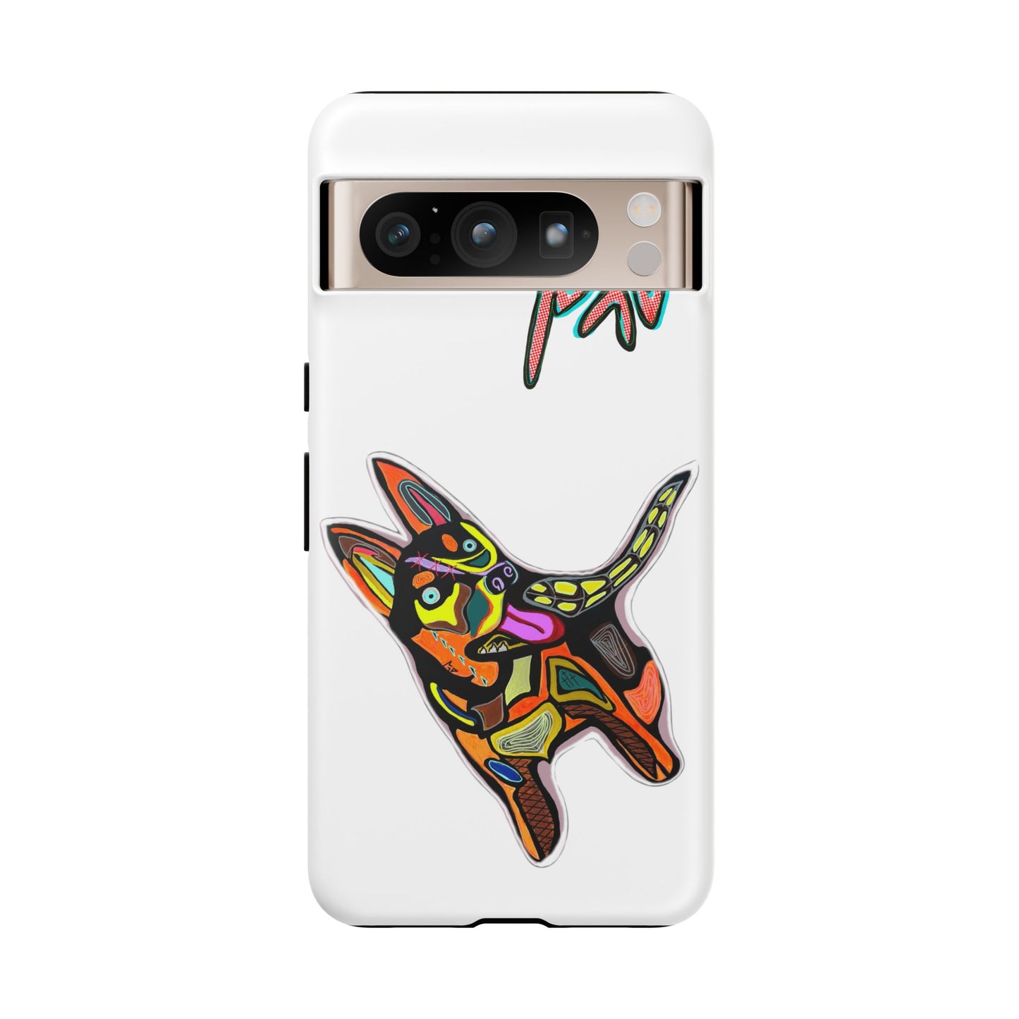 HUSKY  Colorful Abstract Dog Phone Case — 'MAD' Signature Protective Case