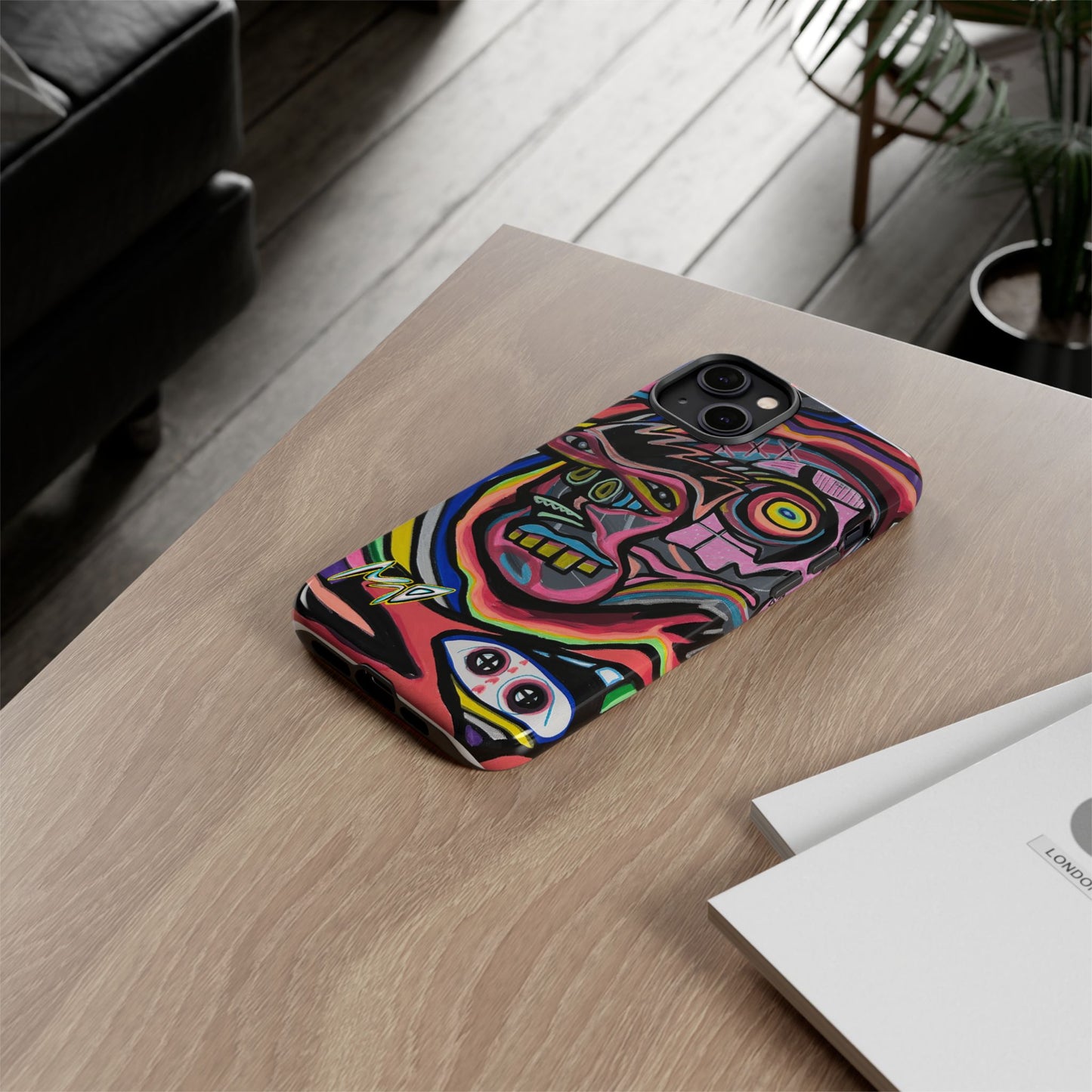 CRAZY Graffiti Phone Case — Colorful Street Art Protective Cover