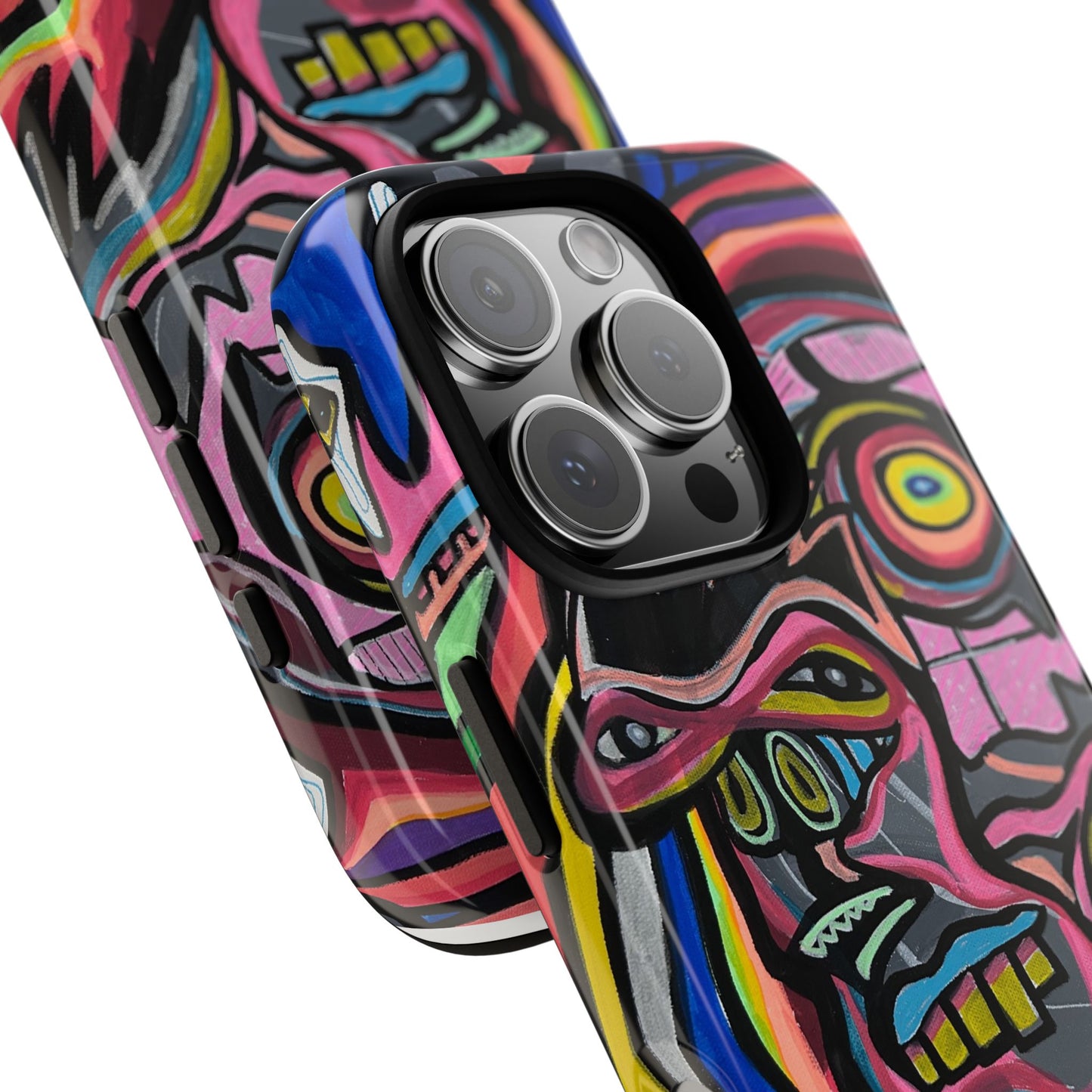 CRAZY Graffiti Phone Case — Colorful Street Art Protective Cover