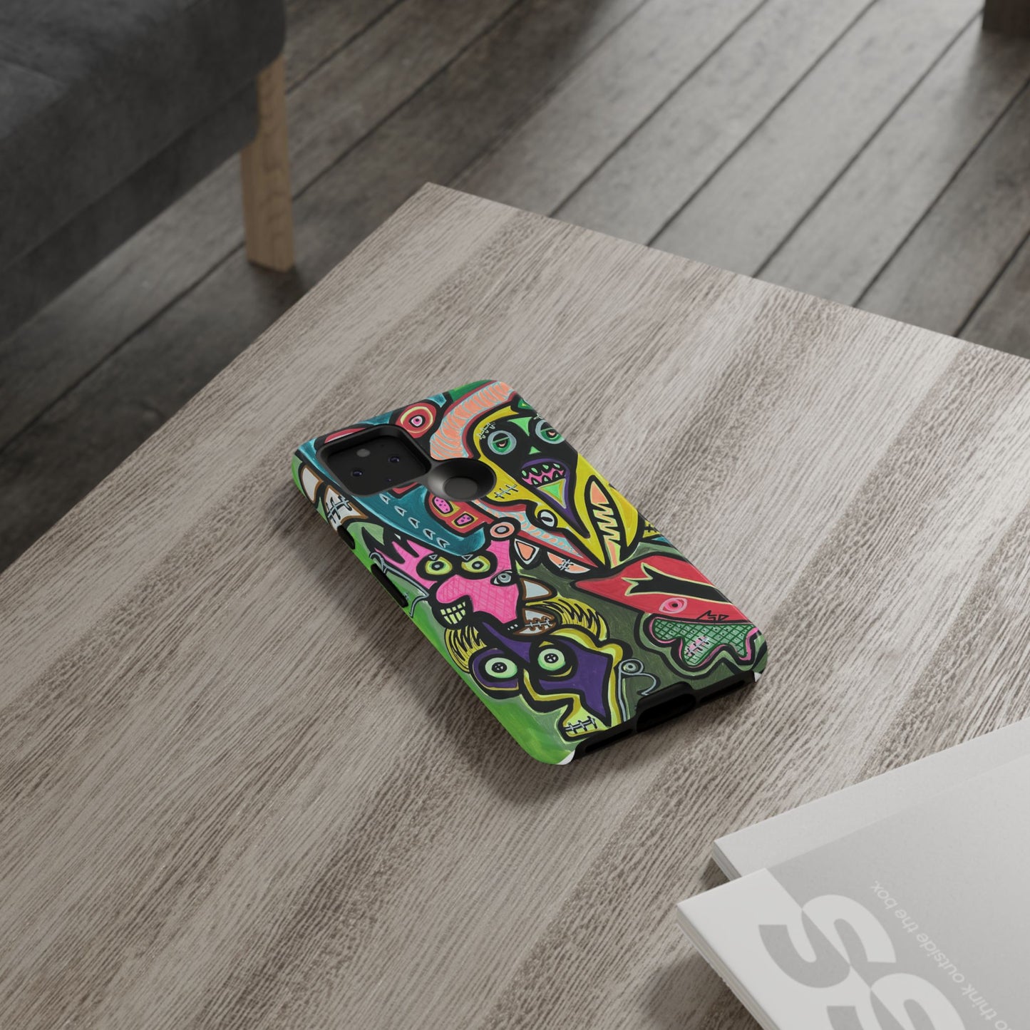 CONCERT  Abstract Graffiti Phone Case — Colorful Street Art Tough Cases