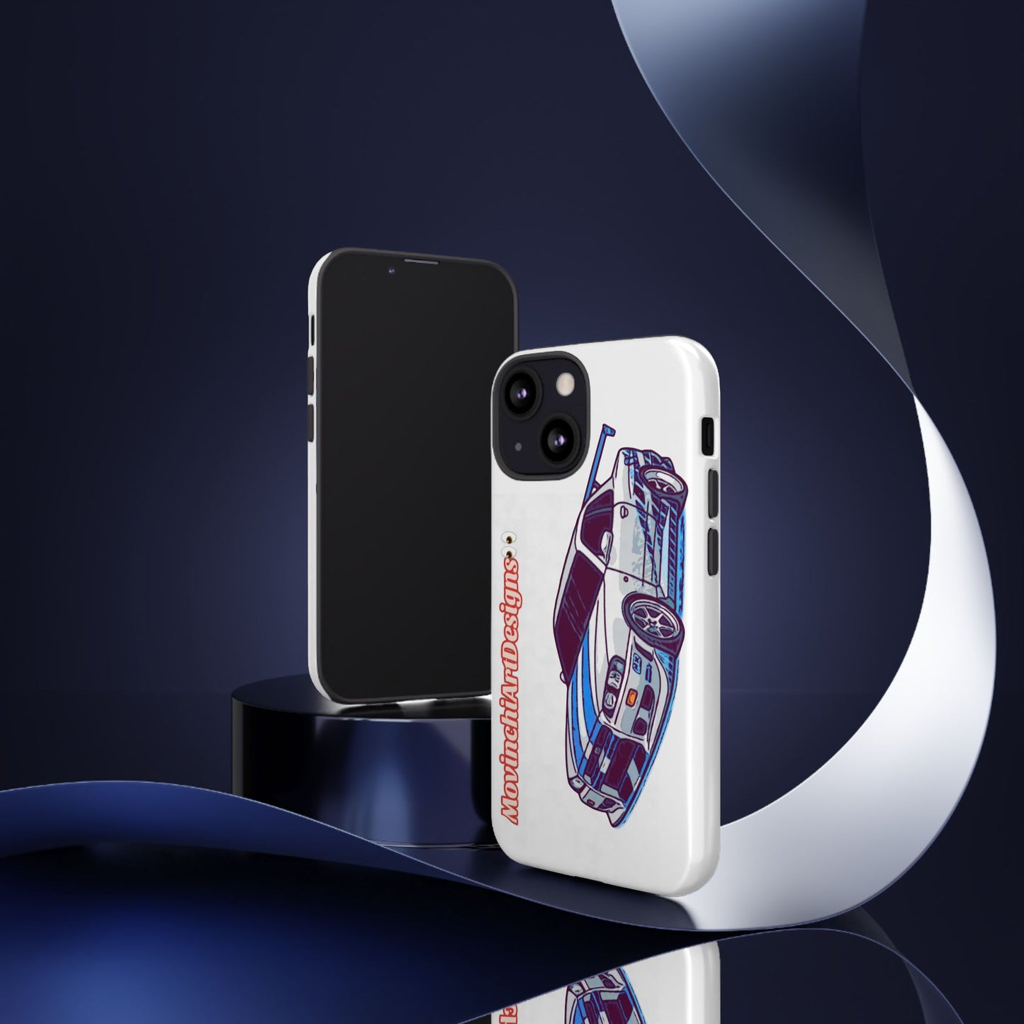 Retro Skyline r34 Phone Case — Vintage Sports Car Graphic