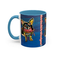 Chihuahua Art Coffee Mug – Colorful Pop‑Art Dog Accent Mug (11/15 oz)