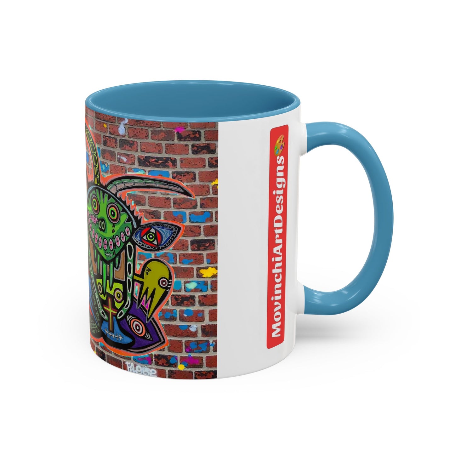 RYDER3.0 Graffiti Street Art Coffee Mug — Colorful Urban Monster Design (11/15oz)