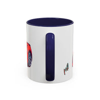 Red NSX Supercar Accent Coffee Mug — MovinchiArtDesigns Sports Car Graphic