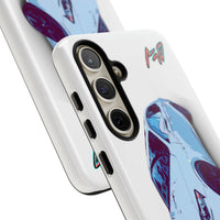 Melvin White Sports Car Phone Case - Retro Pop Art Supercar Protective Tough Case
