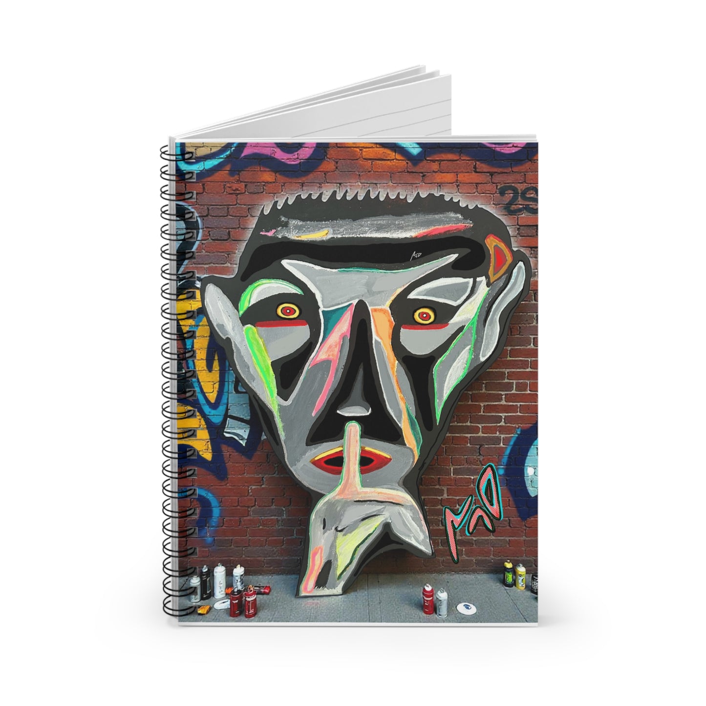 SILENCE.  Spiral Notebook - Ruled Line