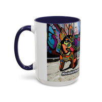 Colorful Pop Art Dog Accent Coffee Mug — Vibrant French Bulldog Design (11/15 oz)
