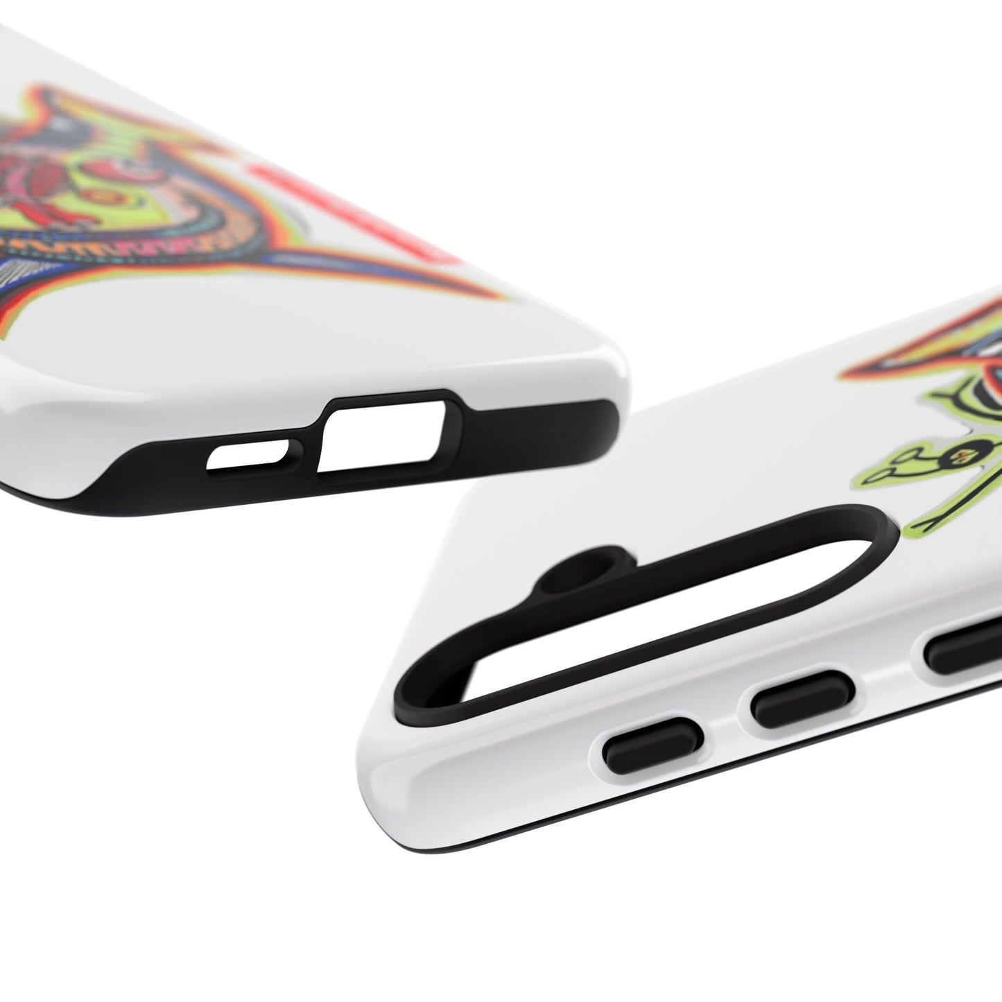 Phone Case — Colorful Abstract PARASITE  Fish Art Tough Cases