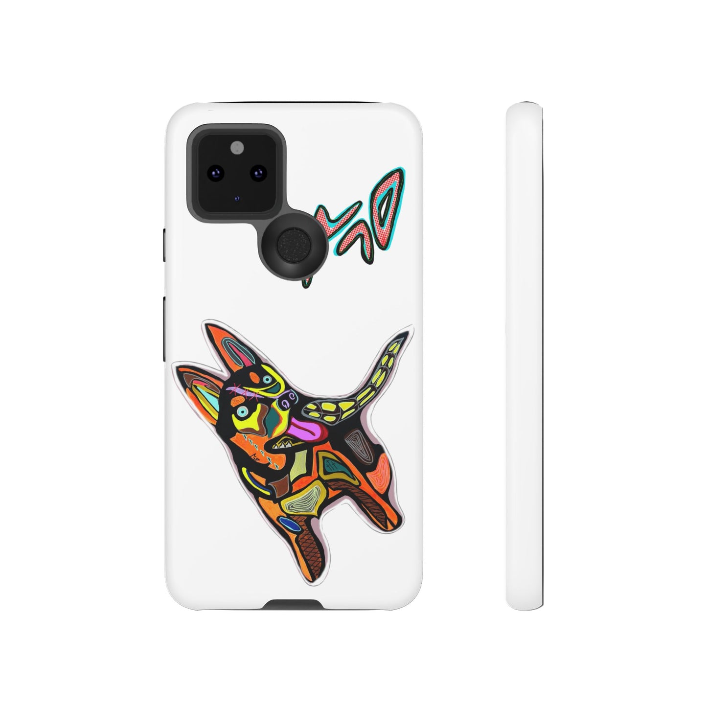 HUSKY  Colorful Abstract Dog Phone Case — 'MAD' Signature Protective Case