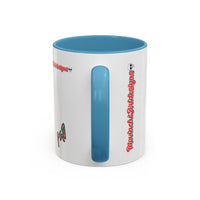 Surreal VINCENT Tribal Warrior Accent Coffee Mug — Colorful Skull Art 11/15oz