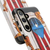 Puerto Rican Flag Phone Case - Rustic Coquí Door Design Tough Case