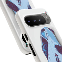 Melvin White Sports Car Phone Case - Retro Pop Art Supercar Protective Tough Case