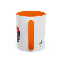 Red NSX Supercar Accent Coffee Mug — MovinchiArtDesigns Sports Car Graphic