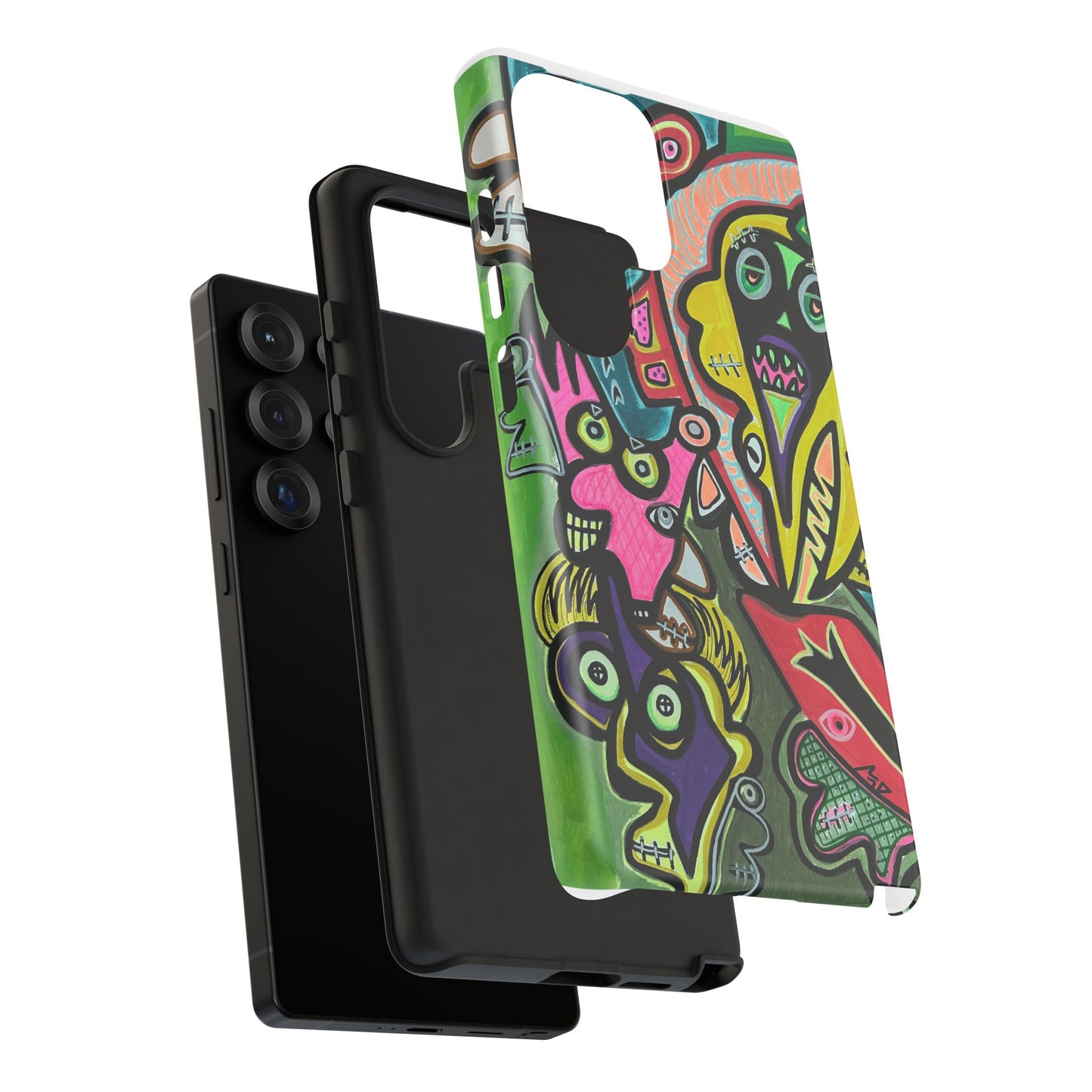 CONCERT  Abstract Graffiti Phone Case — Colorful Street Art Tough Cases
