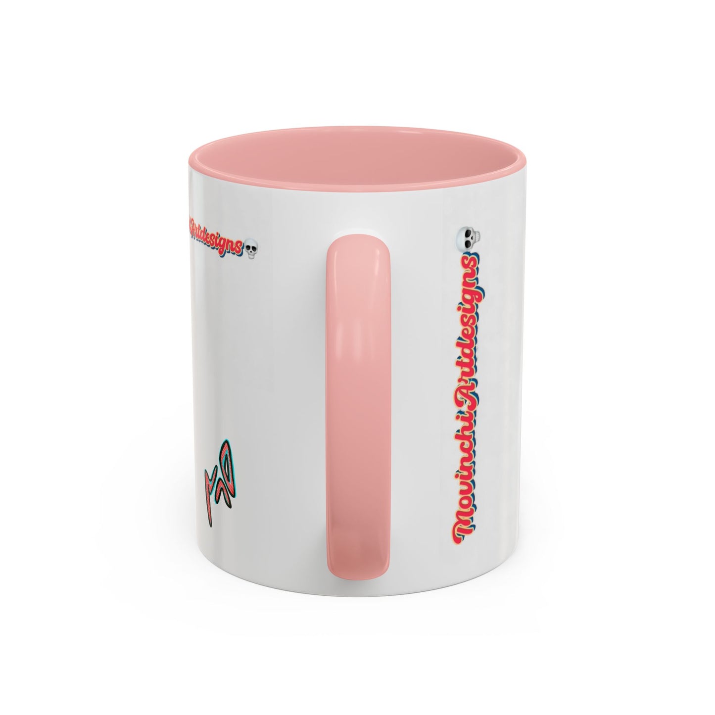 Surreal VINCENT Tribal Warrior Accent Coffee Mug — Colorful Skull Art 11/15oz