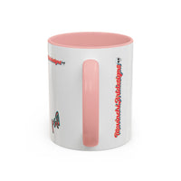 Surreal VINCENT Tribal Warrior Accent Coffee Mug — Colorful Skull Art 11/15oz