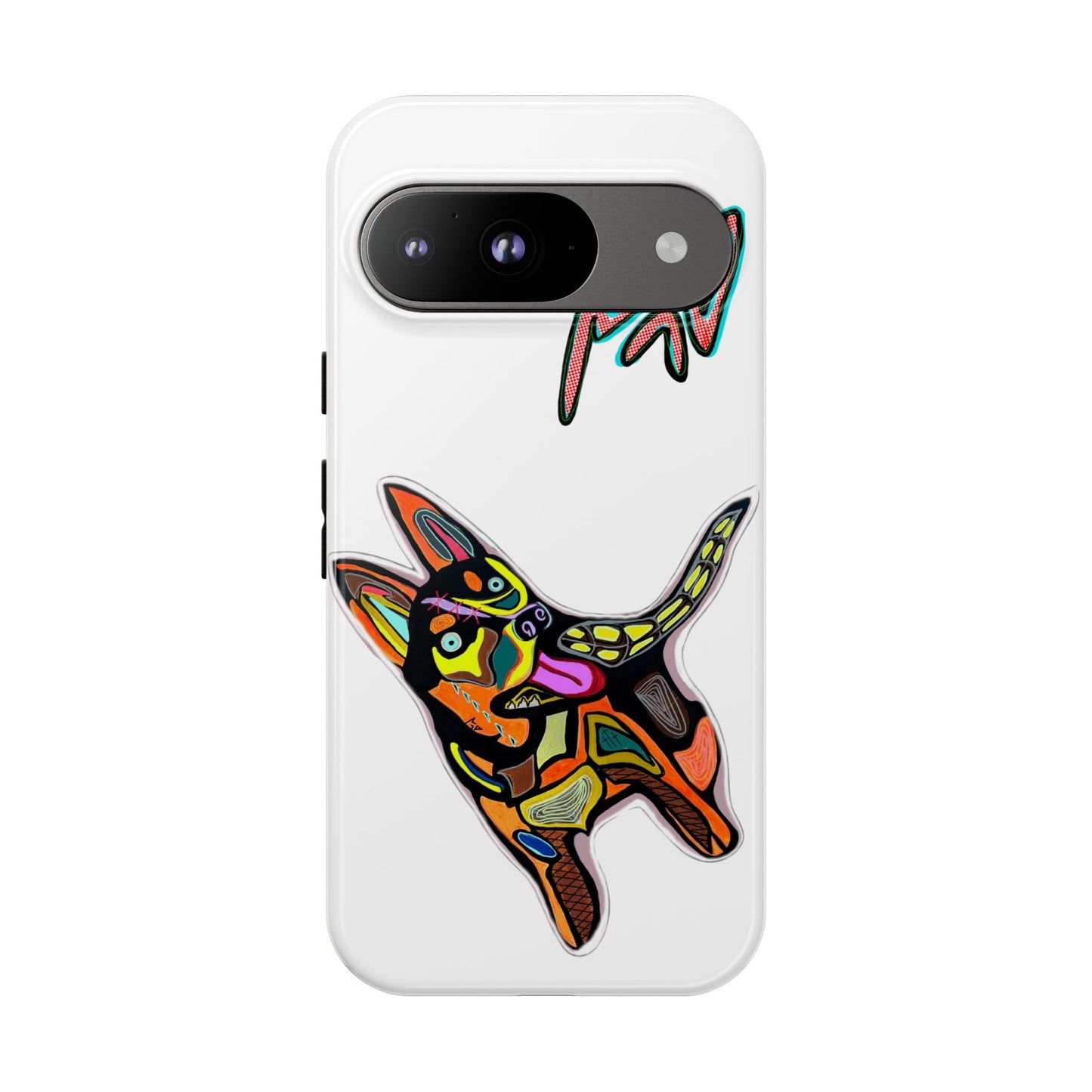 HUSKY  Colorful Abstract Dog Phone Case — 'MAD' Signature Protective Case