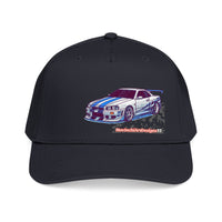 Racing Skyline Embroidered Cap — Vintage GT Sports Car Hat