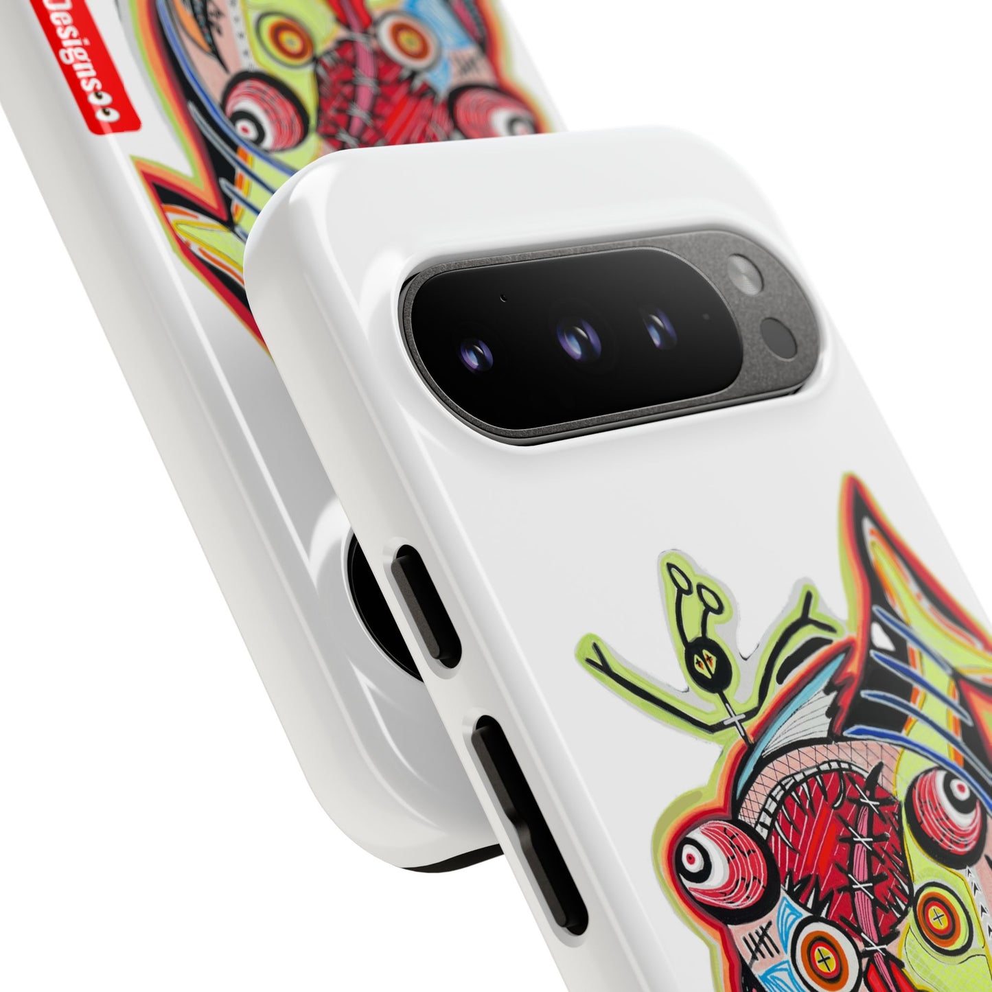 Phone Case — Colorful Abstract PARASITE  Fish Art Tough Cases