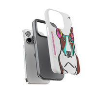 MR Bull Terrier Phone Case — Colorful Pop Art Tough Cases for Dog Lovers