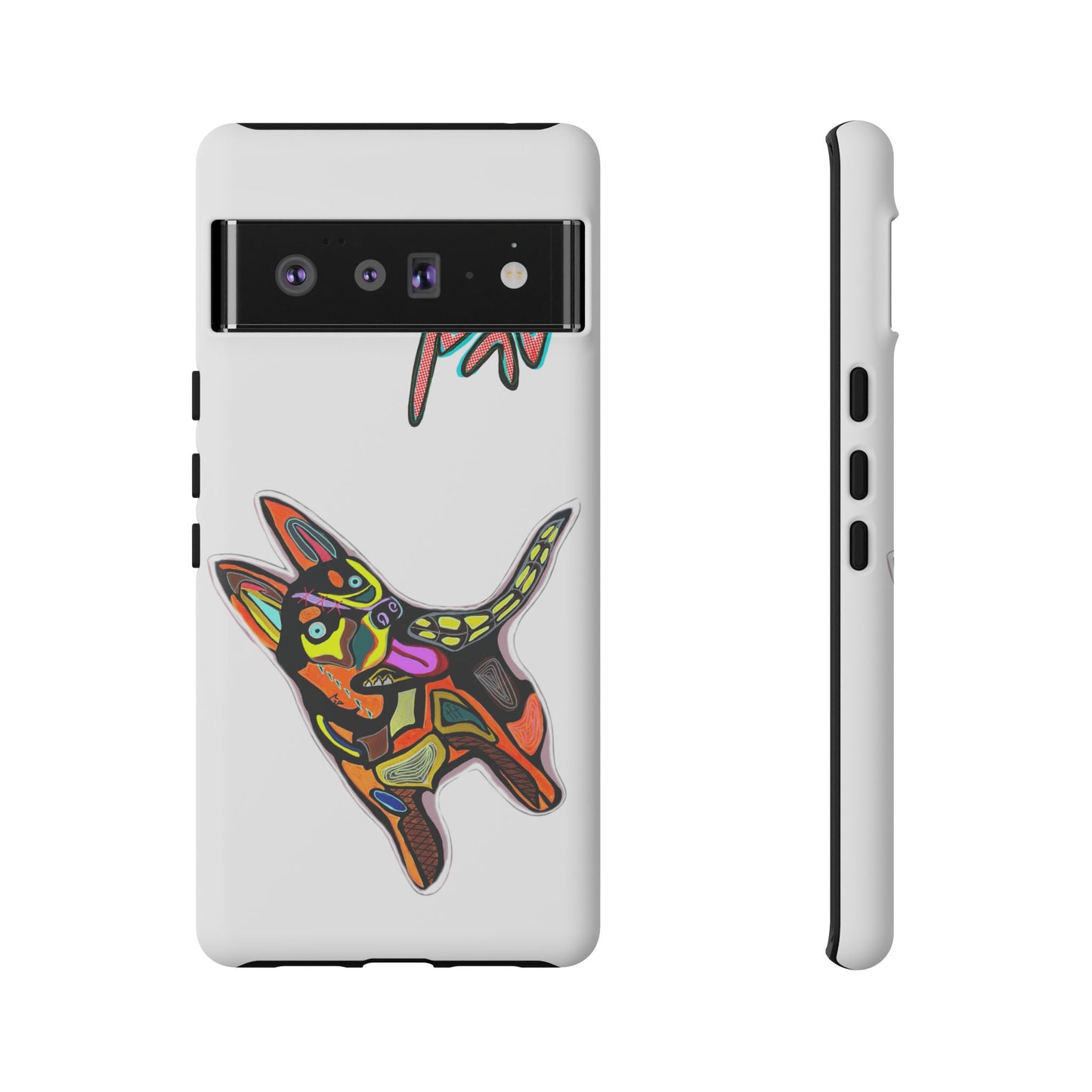 HUSKY  Colorful Abstract Dog Phone Case — 'MAD' Signature Protective Case
