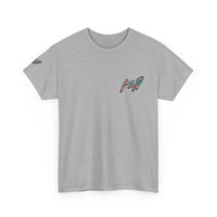 Graphic Tee — Colorful CRAZY TUNA  Illustration Back Print Tee