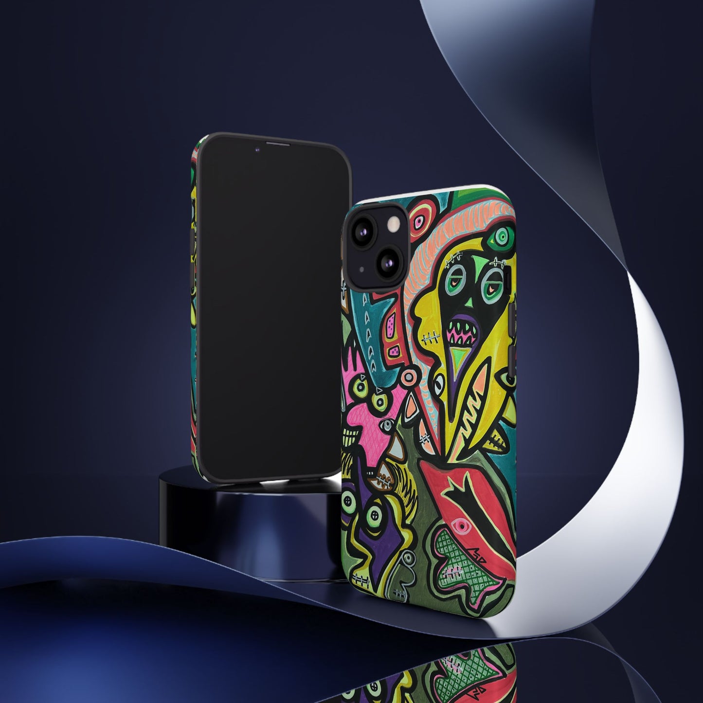 CONCERT  Abstract Graffiti Phone Case — Colorful Street Art Tough Cases