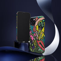 CONCERT  Abstract Graffiti Phone Case — Colorful Street Art Tough Cases