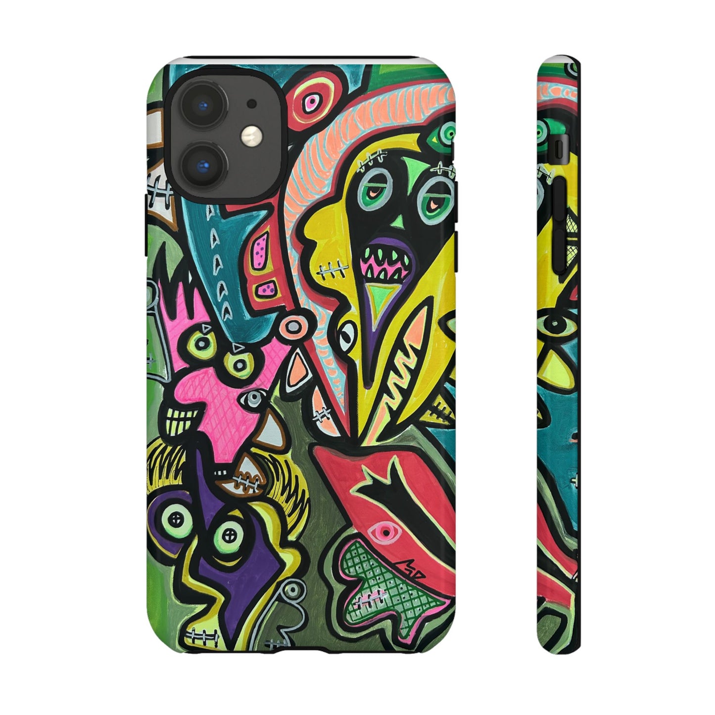 CONCERT  Abstract Graffiti Phone Case — Colorful Street Art Tough Cases