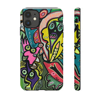 CONCERT  Abstract Graffiti Phone Case — Colorful Street Art Tough Cases