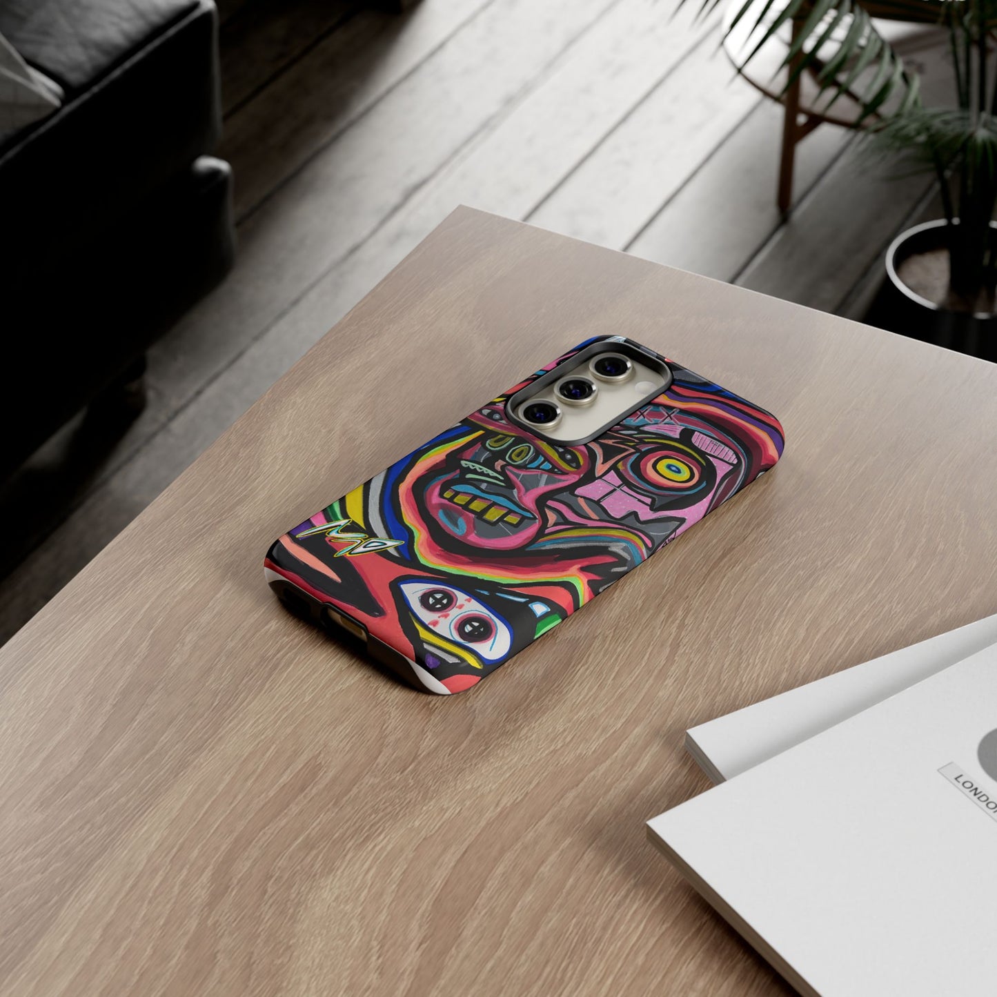 CRAZY Graffiti Phone Case — Colorful Street Art Protective Cover