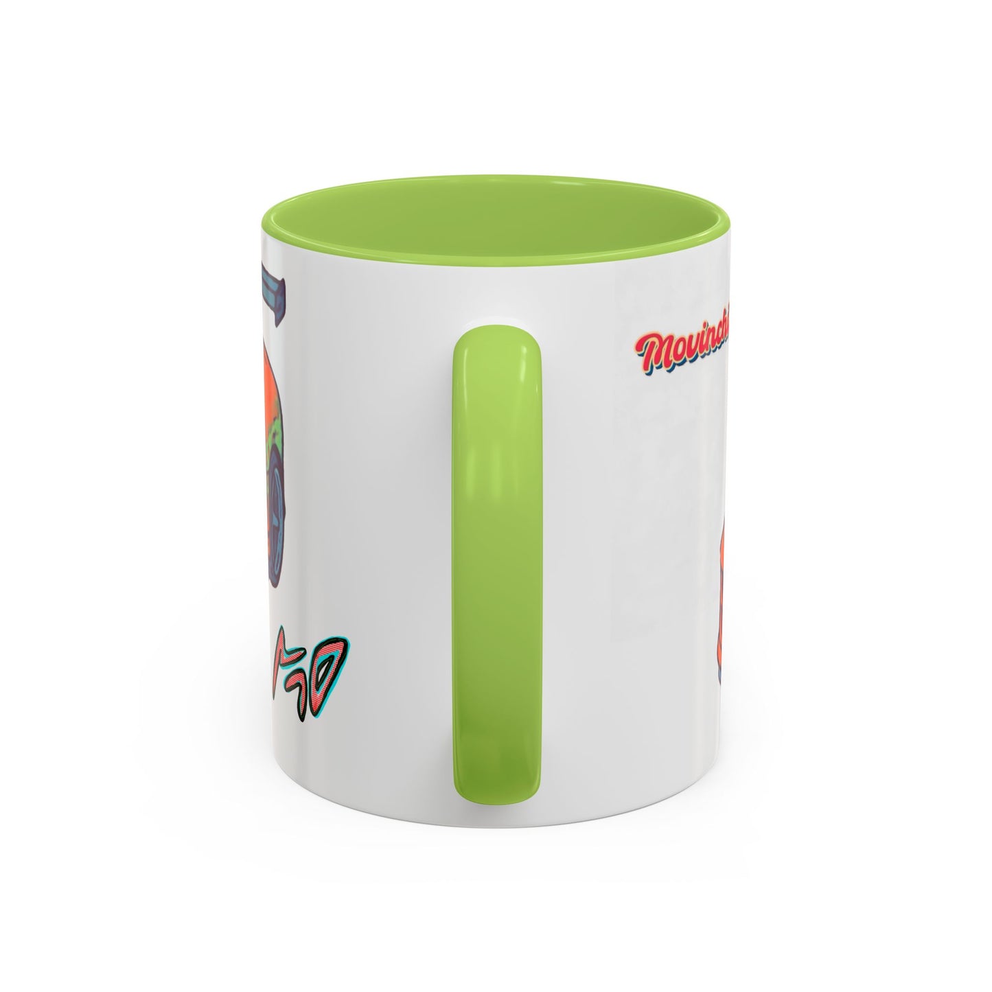 Racing Supra Accent Coffee Mug (11/15oz) — Orange Drift Car Design