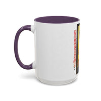 SAN JUAN.  Colorful Street Art Coffee Mug — Vibrant Alleyway & Playful Emblem Accent Mug