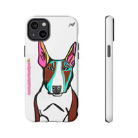 MR Bull Terrier Phone Case — Colorful Pop Art Tough Cases for Dog Lovers