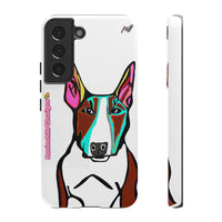 MR Bull Terrier Phone Case — Colorful Pop Art Tough Cases for Dog Lovers