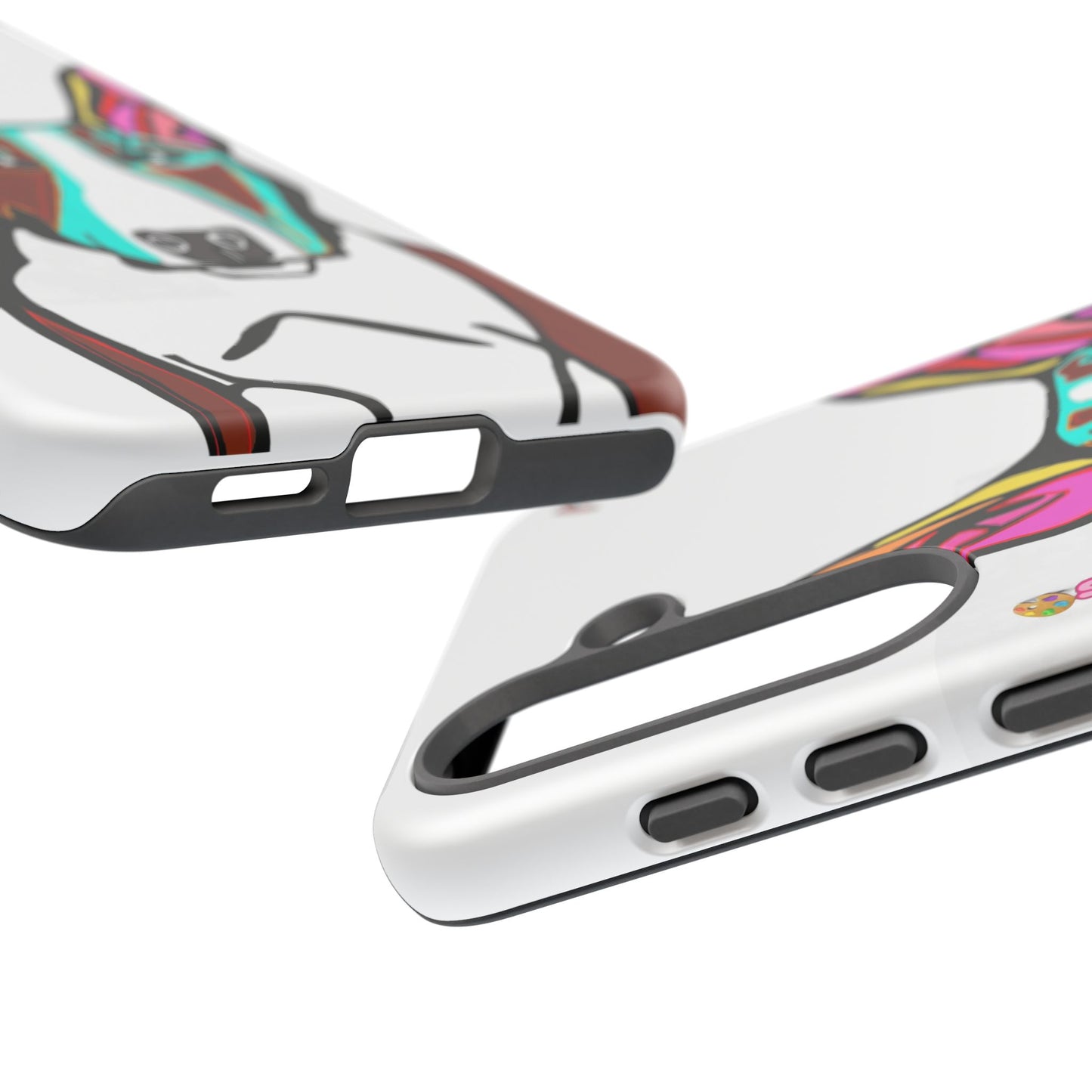 MR Bull Terrier Phone Case — Colorful Pop Art Tough Cases for Dog Lovers