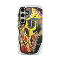 VINCENT.  Skull Riot Phone Case – Colorful Abstract Horror Art Protective Cover