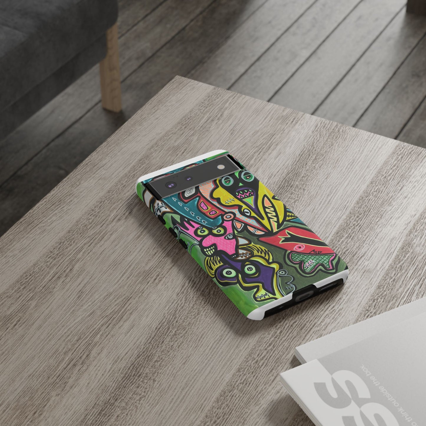 CONCERT  Abstract Graffiti Phone Case — Colorful Street Art Tough Cases