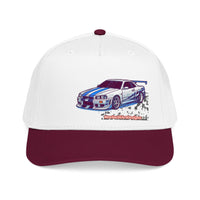Racing Skyline Embroidered Cap — Vintage GT Sports Car Hat