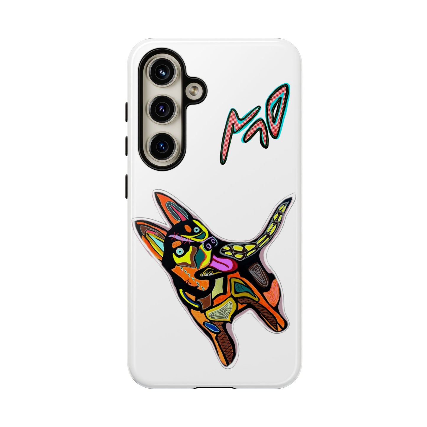 HUSKY  Colorful Abstract Dog Phone Case — 'MAD' Signature Protective Case