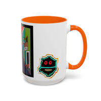 SAN JUAN.  Colorful Street Art Coffee Mug — Vibrant Alleyway & Playful Emblem Accent Mug